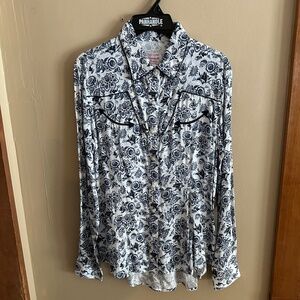 Panhandle button down ranch shirt S